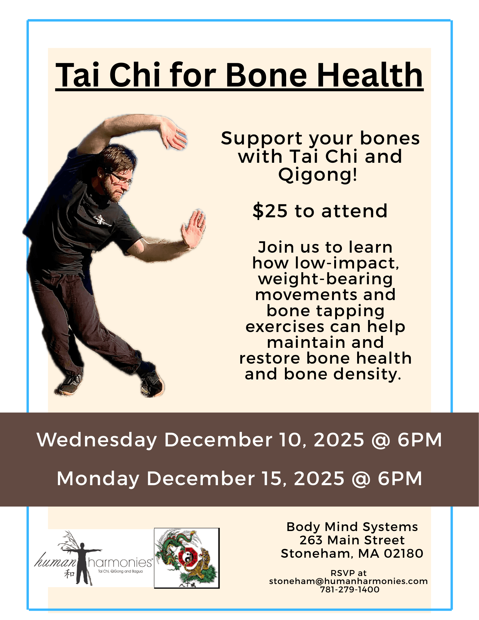 Intro to Tai Chi: Bone Health Workshop