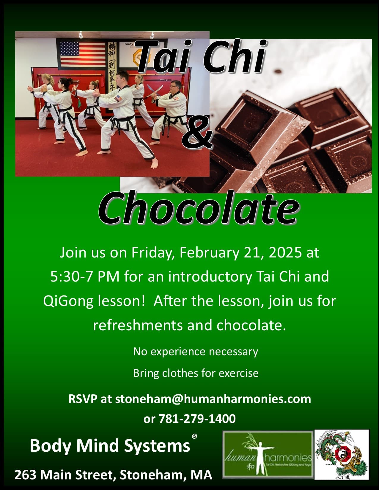 Tai Chi and Chocolate